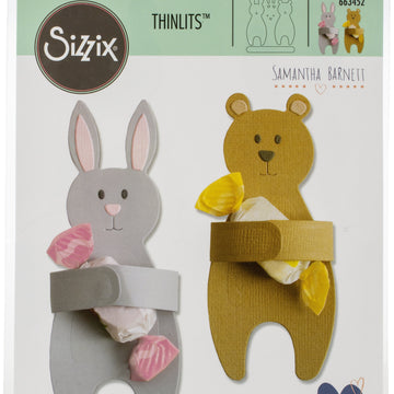Sizzix Thinlits Dies By Samantha Barnett - Bunny & Bear Hugs