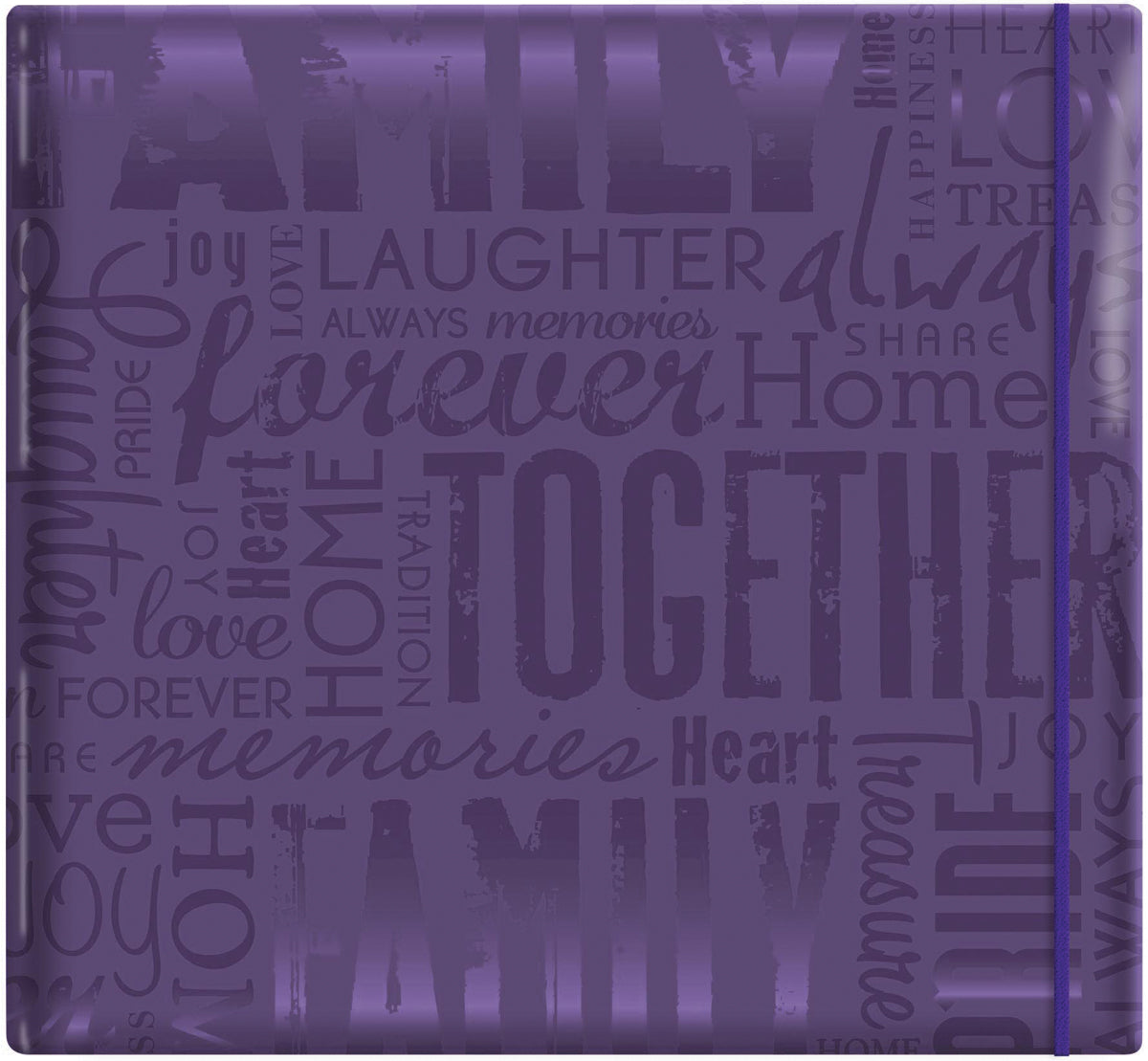 MBI Gloss Post Bound Album 12"X12" - Family - Purple