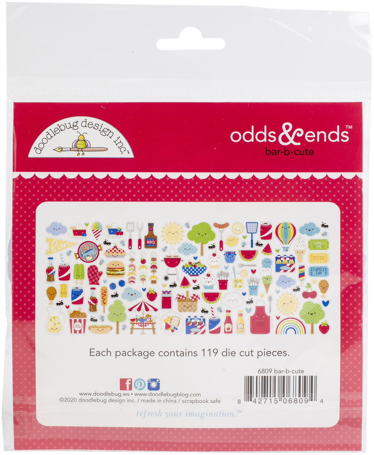 Doodlebug Odds & Ends Die-Cuts - Bar-B-Cute
