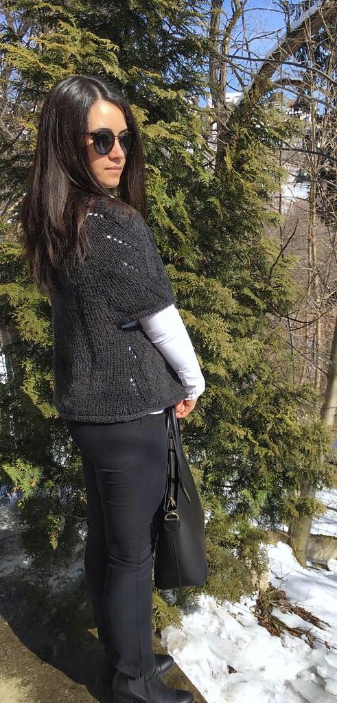 Spring Cape Pullover