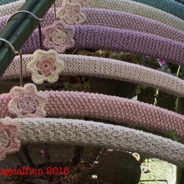 Knitted hanger covers by VA