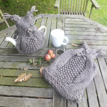 Brown Owl Tea Cosy With Water Bottle Cover Variation