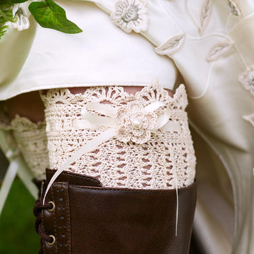 Wrapped in Lace Boot Cuffs