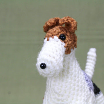 Wire fox terrier amigurumi / ワイヤーフォックステリア あみぐるみ