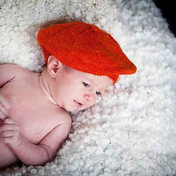 Windmill Beret in Fingering