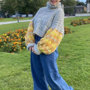 Oversized Crop Pullover