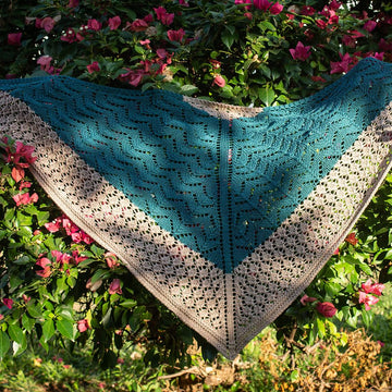 Bamboo Waterfall Shawl