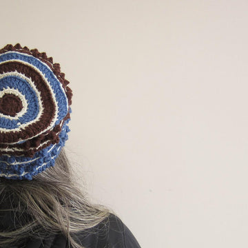 Chevrons and Stripes Slouchy Hat