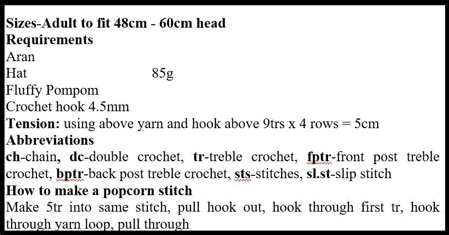 Magnificent Loops Beanie Crochet Pattern #449