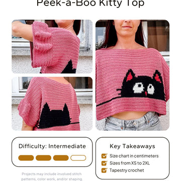 Peek-a-Boo Kitty Top
