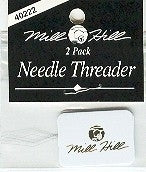 Mill Hill Needle Threader, Two Small Eye Needle Threaders