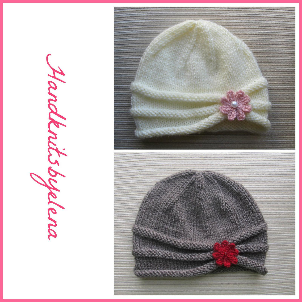 Rolled Brim Hat in Three Sizes