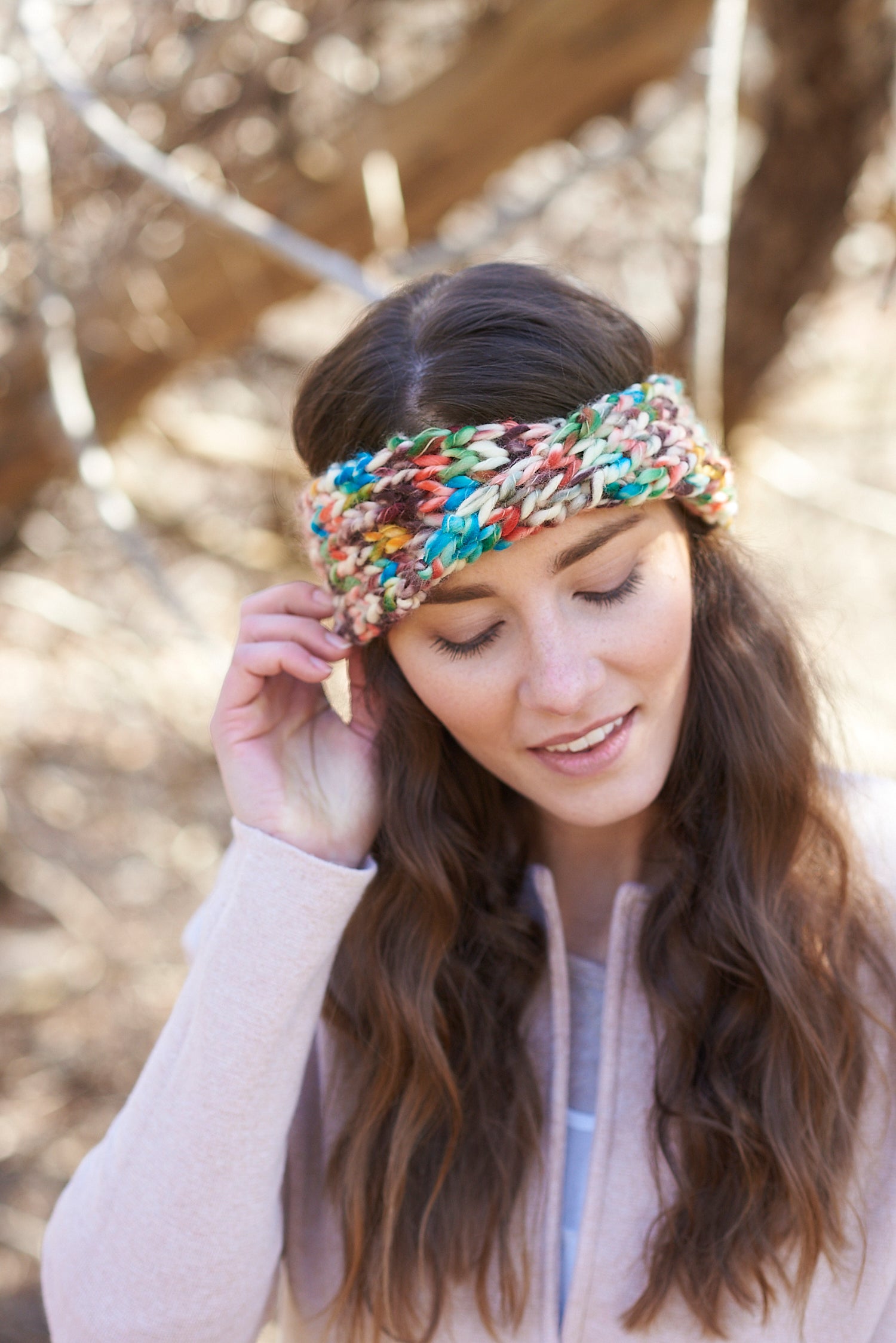Fresia Headband in Berroco Coco - Downloadable PDF