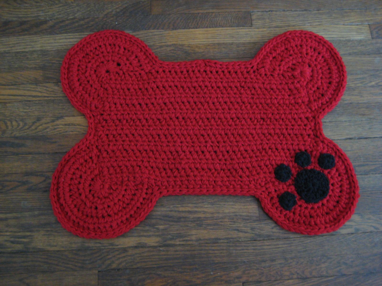 Dog Bone Floor Placemat