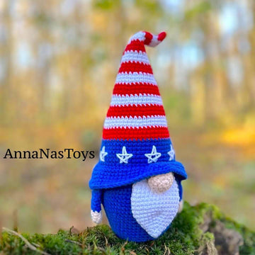 Patriotic gnome USA (boy2)