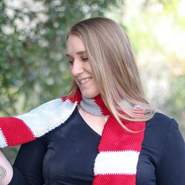 Tunisian Block Scarf