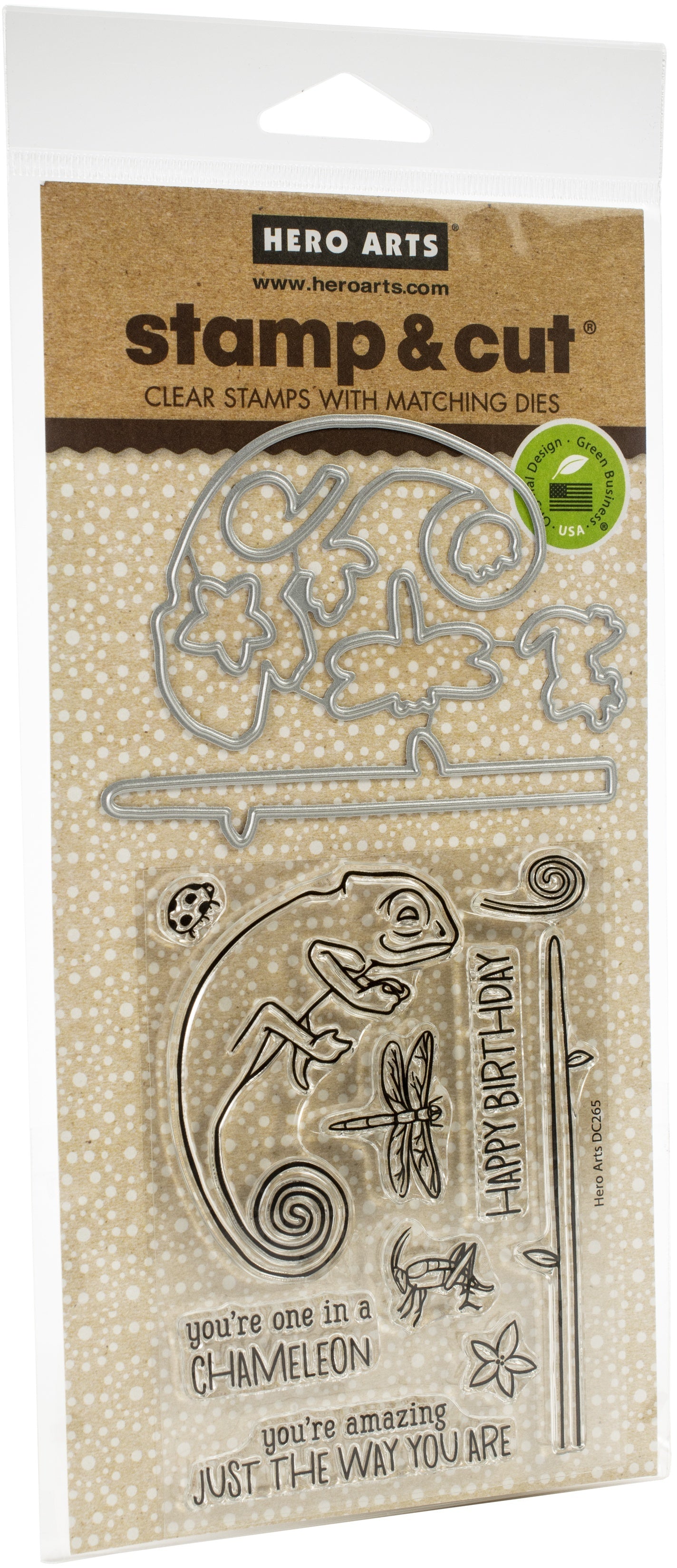 Hero Arts Stamp & Cut - Chameleon