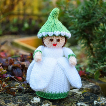 Snowdrop Doll Knitting Pattern - Toy Knitting Pattern