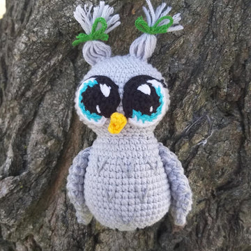 Little owl with big eyes
