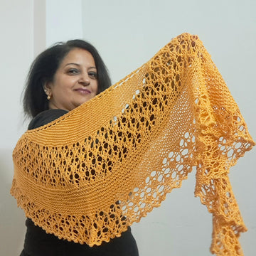 First Spring Hue Shawl