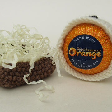 Chicken on Nest Box Chocolate Orange Cover