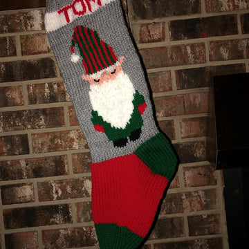 Sleeping Gnome Stocking