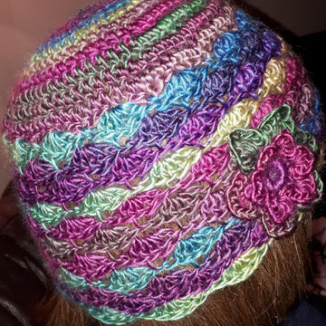 Rainbow Ripple Hat