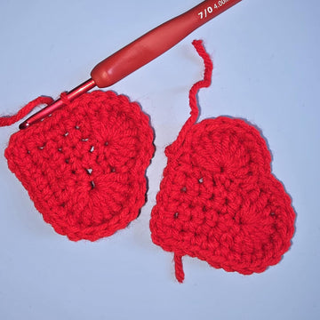 Mini heart keyring
