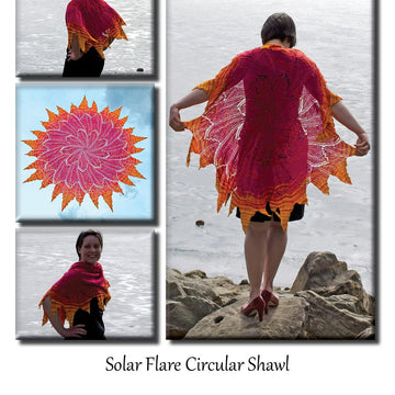 Solar Flare Circular Shawl