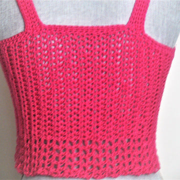 Easy Crochet Summer Crop Top