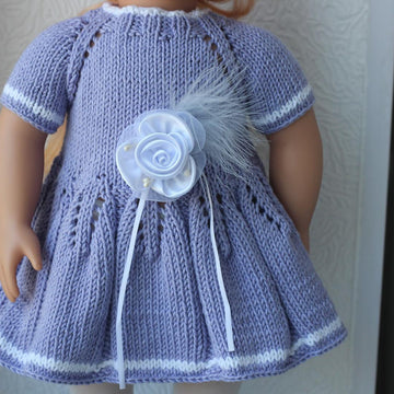 18-inch Doll Lavender Dress