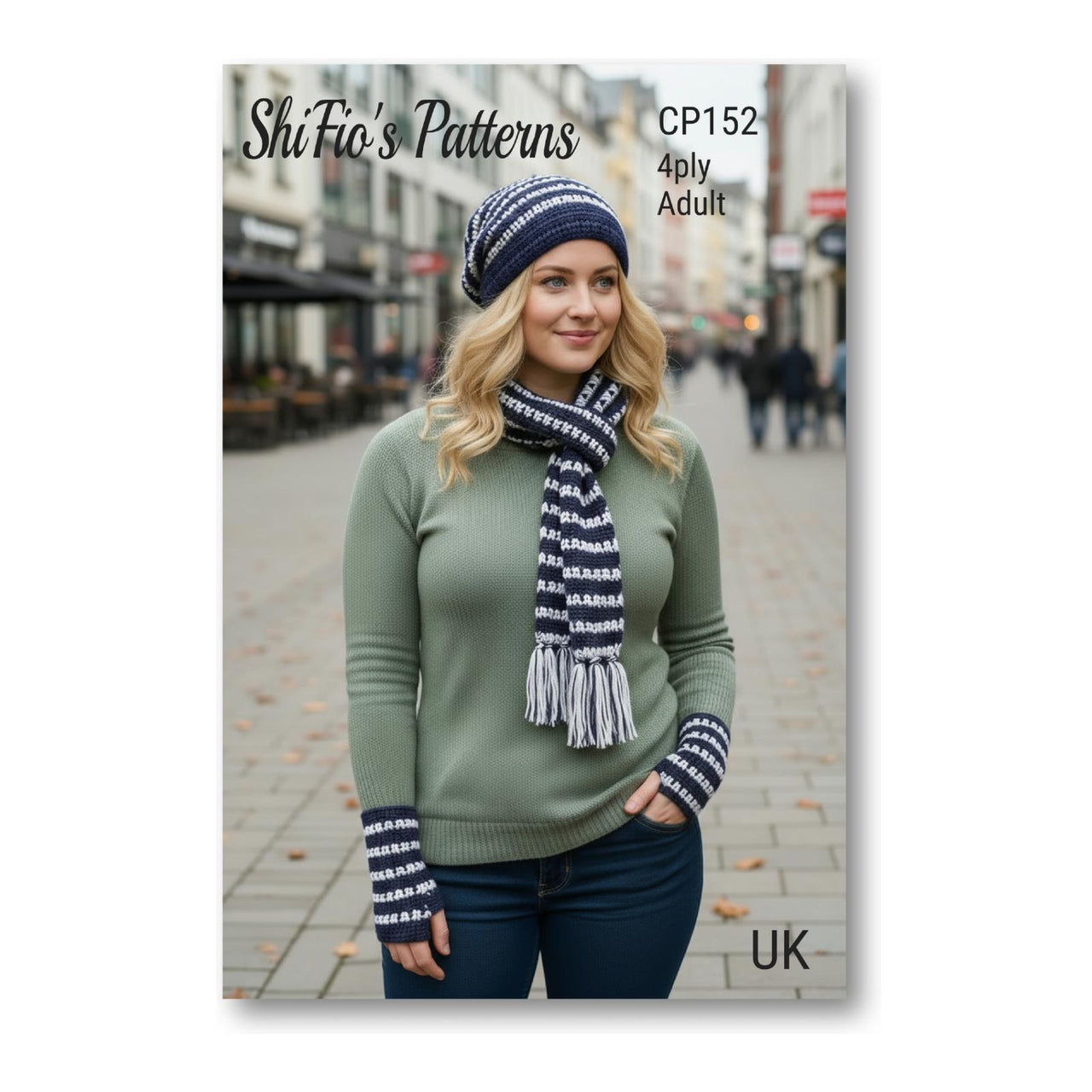 Hat, Scarf and Gloves Crochet Pattern #152