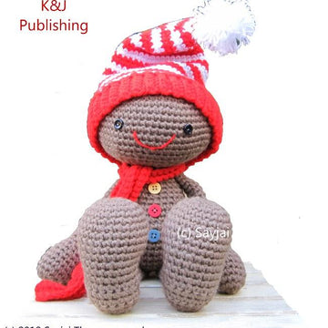 Huggy Gingerbread Man Christmas Crochet Pattern