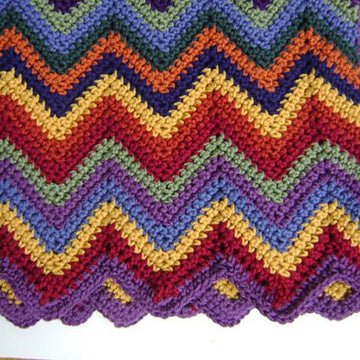 Chevron Ripple Baby Blanket