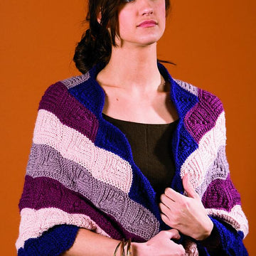 Cascading Kites Triangular Shawl