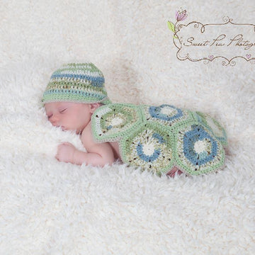 Coverlet and Hat Photo Prop