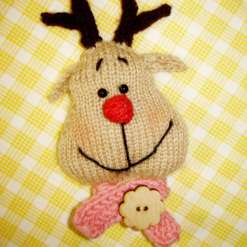 Christmas Decor Toys, Reindeer, Snowman, Christmas Tree knitting pattern