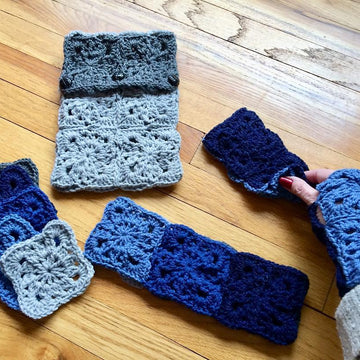Diamonds and Denim Throw