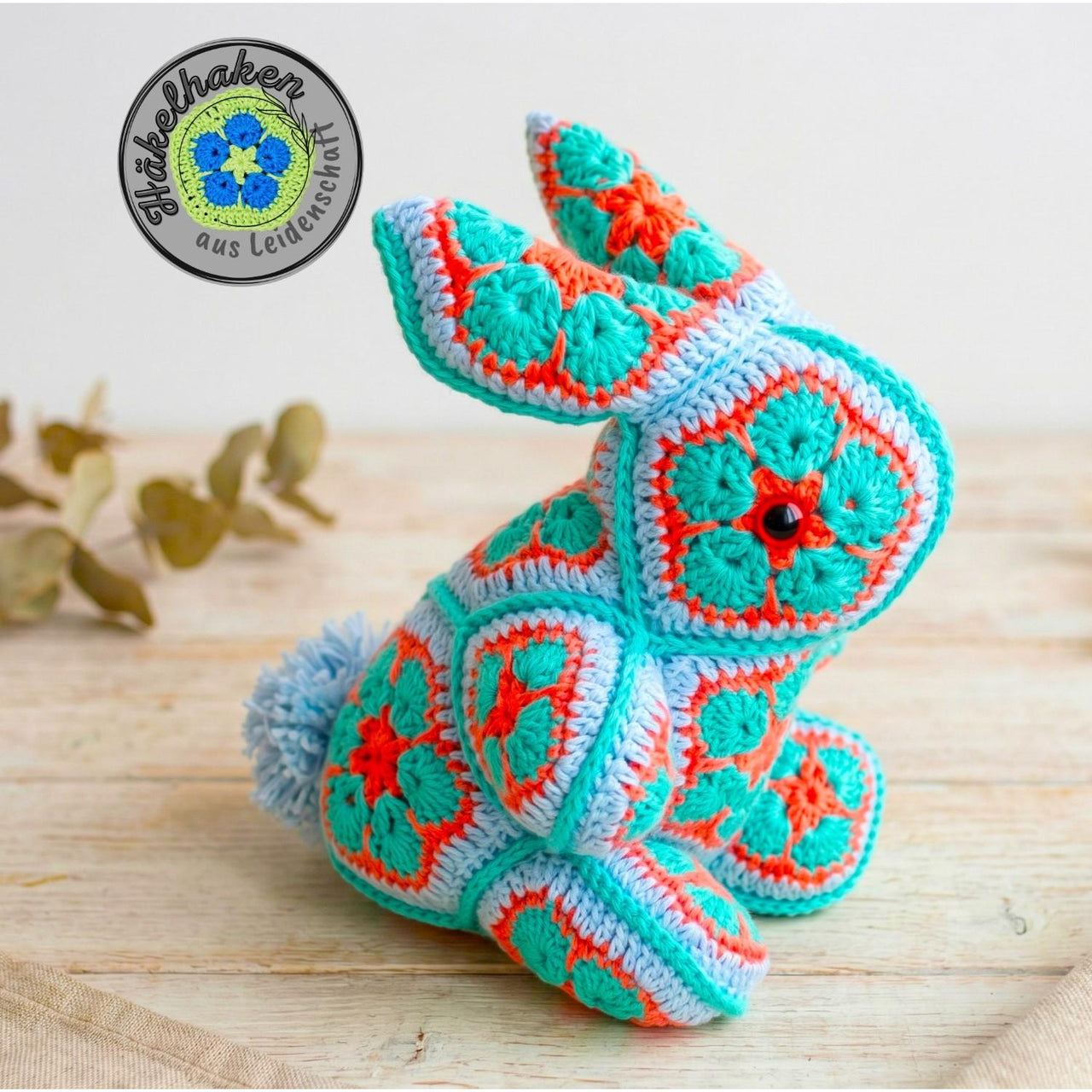 African Flowers Hanry the Bunny