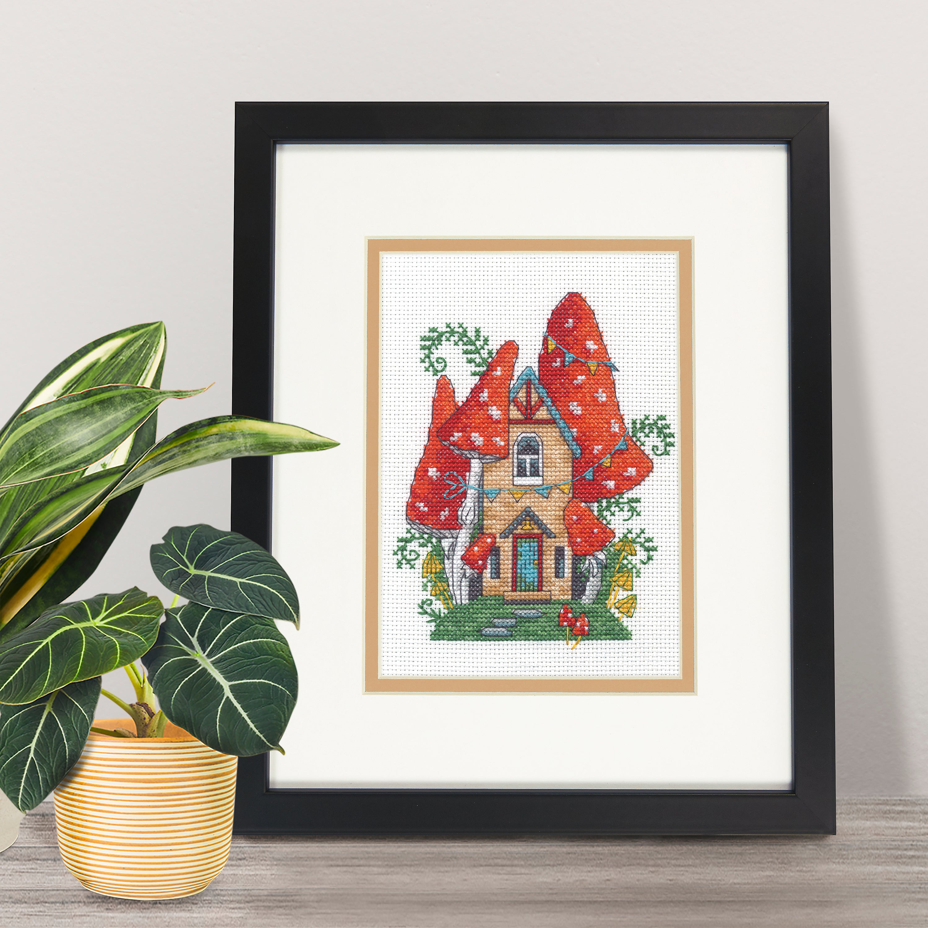 Dimensions Forest House Cross Stitch Kit - 5in x 7in