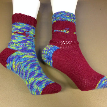Magical Mismatching Broomsticks 4 Ply Socks