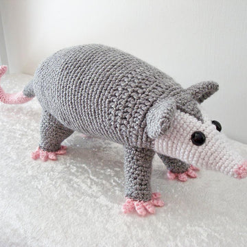 Opossum Amigurumi Crochet Pattern