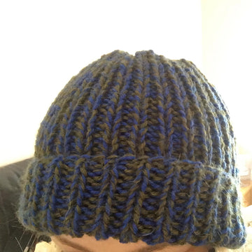 Blauw met Groene Muts