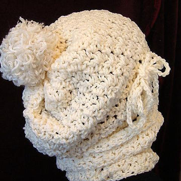 610 SLOUCHIE HAT AND COWL set, 5 yrs. to adult