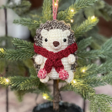 Hedgehog Christmas Ornament