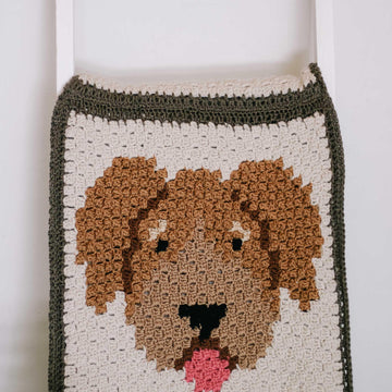 C2C Doodle Dog Blanket Square