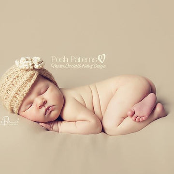 Turban Style Hat Crochet Pattern 363