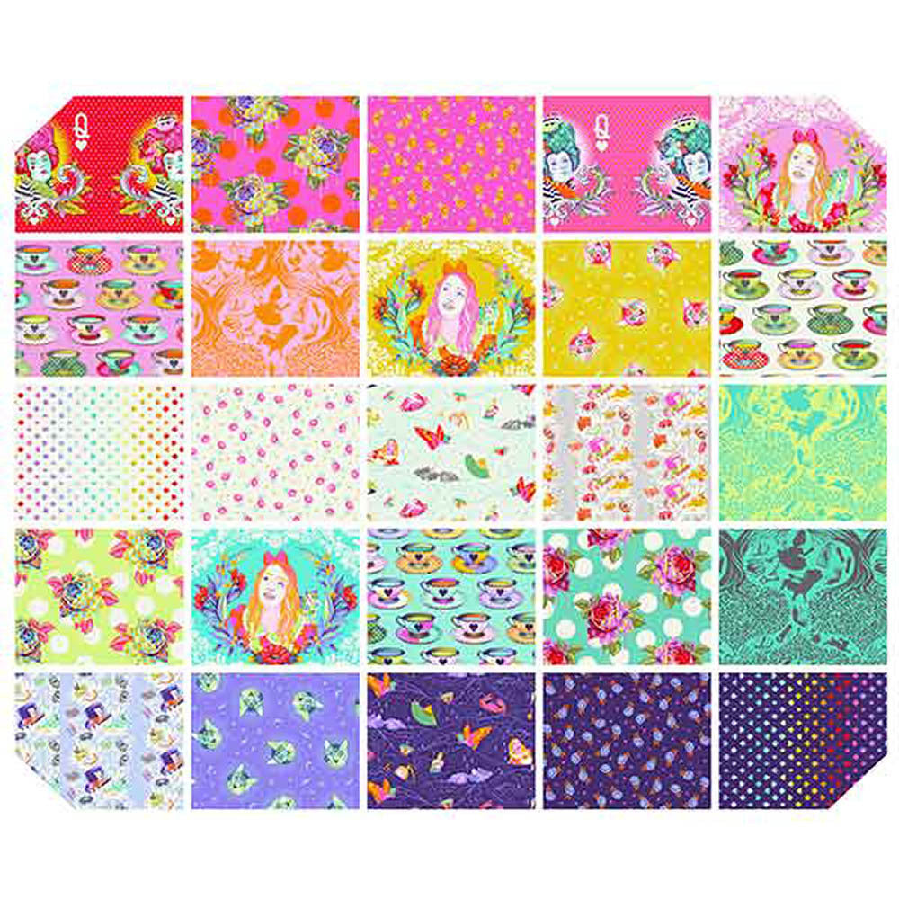 Tula Pink Curiouser & Curiouser Fat Quarter Bundle - Early