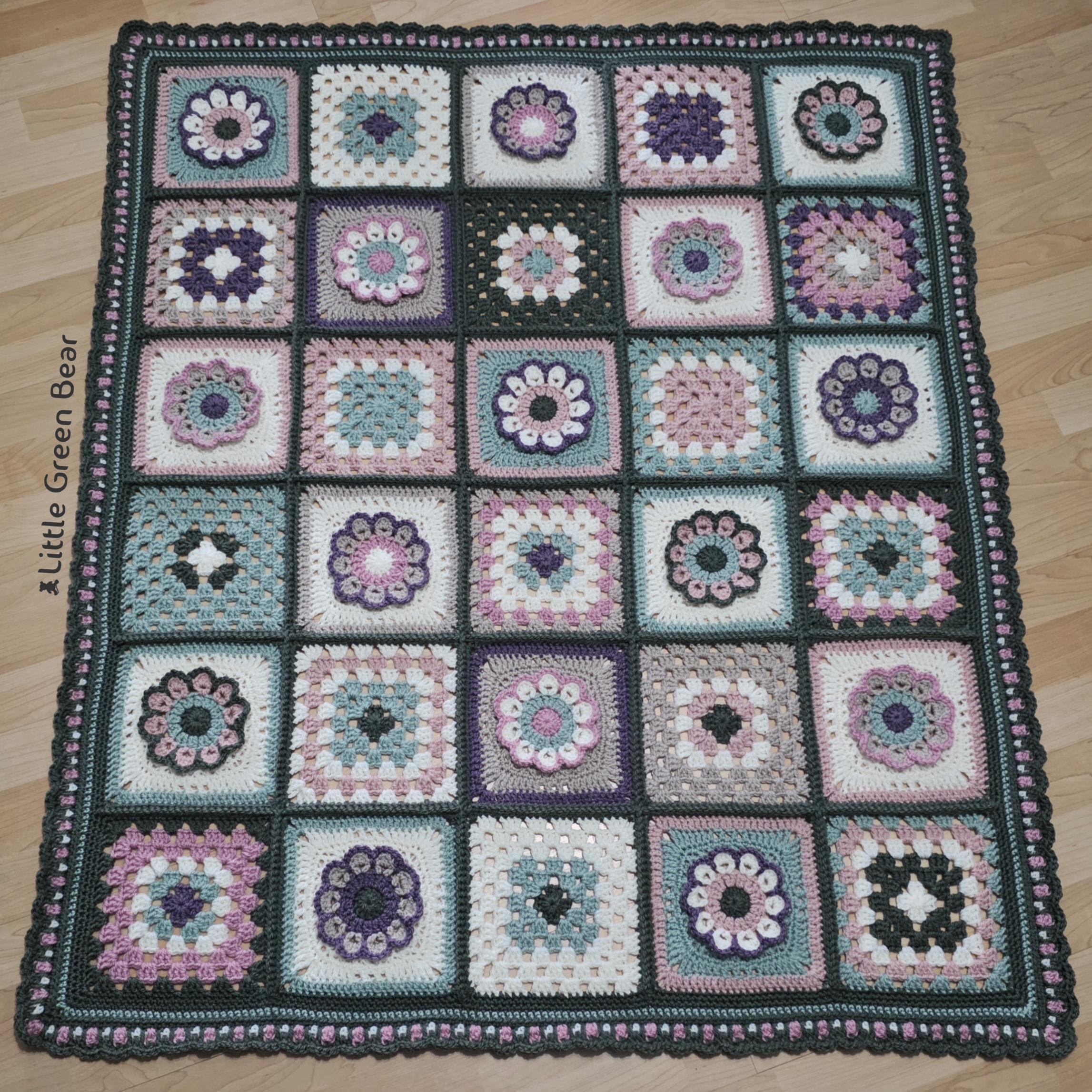 Granny's Glade Blanket - UK Terminology