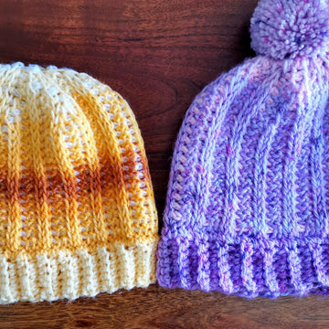 Softly Pink Ribbed Hat